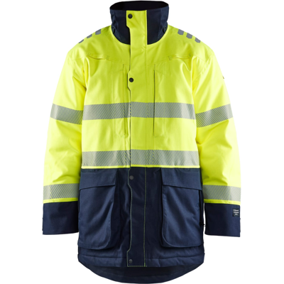 Blåkläder 45271534 Multinorm Parkas Hivis Gul/Marineblå XXL Blåkläder 45271534 Multinorm Parkas Hivis Gul/Marineblå XXL