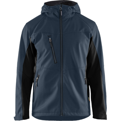 Blåkläder 47532516 Vindtett Softshelljakke Mørk marine/svart XL Blåkläder 47532516 Vindtett Softshelljakke Mørk marine/svart XL