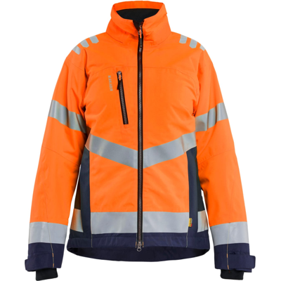Blåkläder 47621977 Klasse 2 Vinterjakke Hivis Oransje/Marineblå XL Blåkläder 47621977 Klasse 2 Vinterjakke Hivis Oransje/Marineblå XL