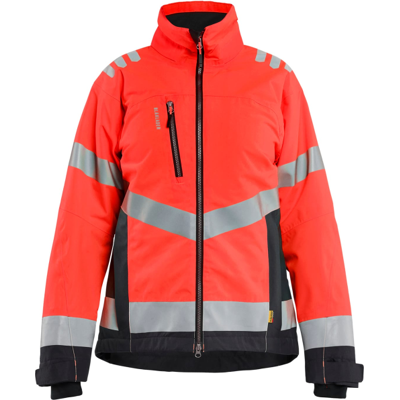 Blåkläder 47621977 Klasse 2 Vinterjakke Hivis Rød/Sort S Blåkläder 47621977 Klasse 2 Vinterjakke Hivis Rød/Sort S