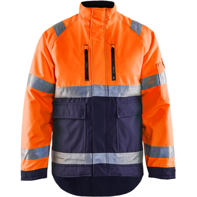 Blåkläder 48271977 Hi-Viz Jakke Hivis Oransje/Marineblå M Blåkläder 48271977 Hi-Viz Jakke Hivis Oransje/Marineblå M