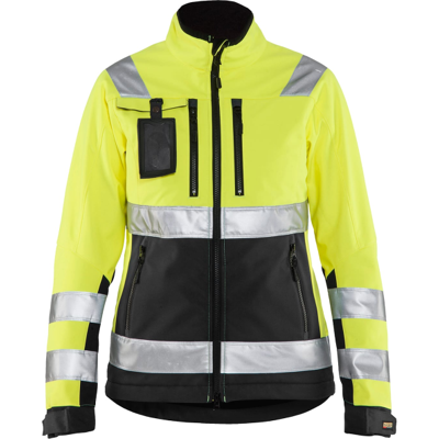 Blåkläder 49022517 Hi-Viz Softshelljakke Hivis Gul/Sort XXL Blåkläder 49022517 Hi-Viz Softshelljakke Hivis Gul/Sort XXL