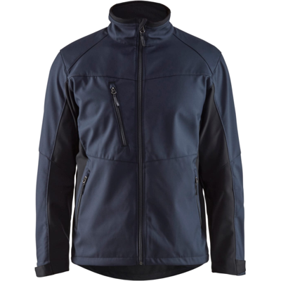 Blåkläder 49502516 Vindtett Softshelljakke Mørk marine/svart XXL Blåkläder 49502516 Vindtett Softshelljakke Mørk marine/svart XXL