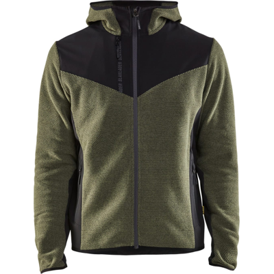 Blåkläder 59402536 Stretch Strikkejakke Høstgrønn/Svart L Blåkläder 59402536 Stretch Strikkejakke Høstgrønn/Svart L
