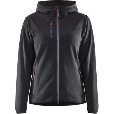 Blåkläder 59412536 Stretch Strikkejakke Mørk grå/svart XL Blåkläder 59412536 Stretch Strikkejakke Mørk grå/svart XL