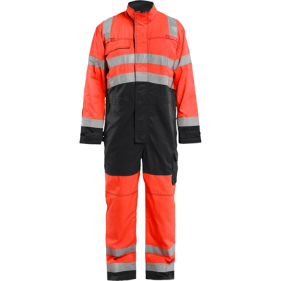 Blåkläder 63731804 Hi-Viz Kjeledress Hivis Rød/Sort C48 Blåkläder 63731804 Hi-Viz Kjeledress Hivis Rød/Sort C48