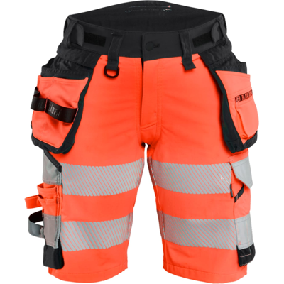 Blåkläder 70201648 Klasse 1 Arbeidsshorts Hivis Rød/Sort 36 Blåkläder 70201648 Klasse 1 Arbeidsshorts Hivis Rød/Sort 36