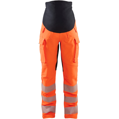 Blåkläder 71001642 Klasse 2 Arbeidsbukse Hivis Oransje/Svart S Blåkläder 71001642 Klasse 2 Arbeidsbukse Hivis Oransje/Svart S