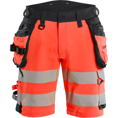 Blåkläder 11201648 Klasse 1 Arbeidsshorts Hivis Rød/Sort C50 Blåkläder 11201648 Klasse 1 Arbeidsshorts Hivis Rød/Sort C50