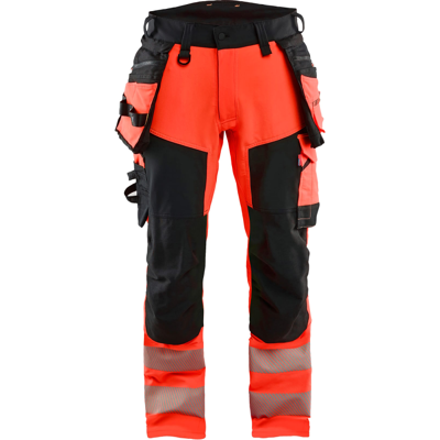 Blåkläder 11221648 Klasse 2 Arbeidsbukse Hivis Rød/Sort C148 Blåkläder 11221648 Klasse 2 Arbeidsbukse Hivis Rød/Sort C148