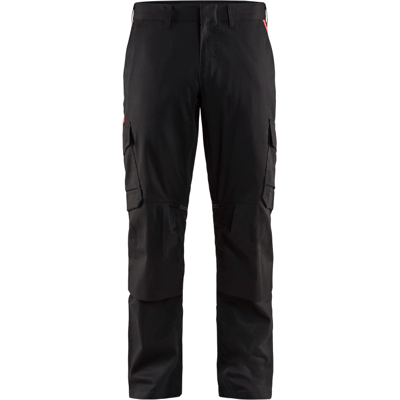 Blåkläder 14481832 Stretch Arbeidsbukse Svart/Rød D84 Blåkläder 14481832 Stretch Arbeidsbukse Svart/Rød D84