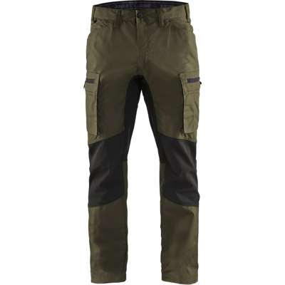Blåkläder 14591845 Stretch Arbeidsbukse Mørk oliven/svart D112 Blåkläder 14591845 Stretch Arbeidsbukse Mørk oliven/svart D112