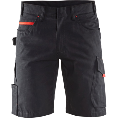Blåkläder 14991330 Arbeidsshorts Svart/Rød C46 Blåkläder 14991330 Arbeidsshorts Svart/Rød C46