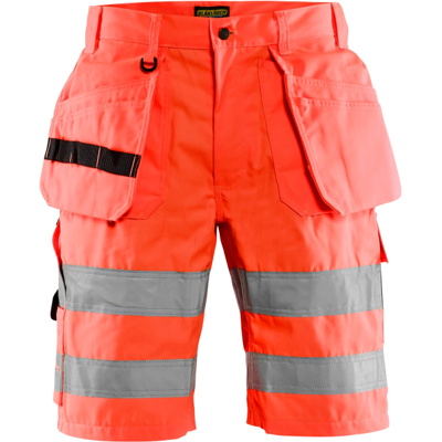 Blåkläder 15351811 Klasse 2 Arbeidsshorts Hivis Rød C62 Blåkläder 15351811 Klasse 2 Arbeidsshorts Hivis Rød C62