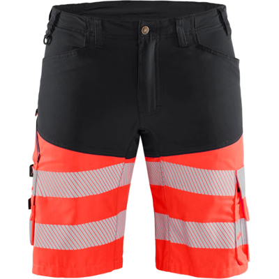 Blåkläder 15411811 Klasse 1 Arbeidsshorts Svart/Hivis Rød C44 Blåkläder 15411811 Klasse 1 Arbeidsshorts Svart/Hivis Rød C44