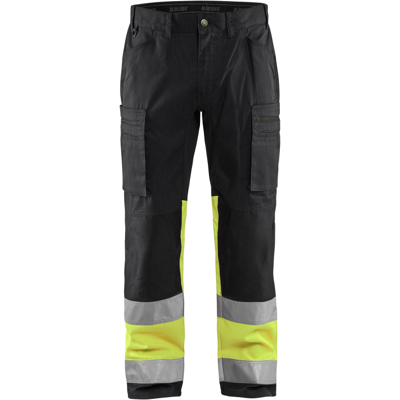 Blåkläder 15511811 Klasse 1 Arbeidsbukse Svart/Hivis Gul C52 Blåkläder 15511811 Klasse 1 Arbeidsbukse Svart/Hivis Gul C52