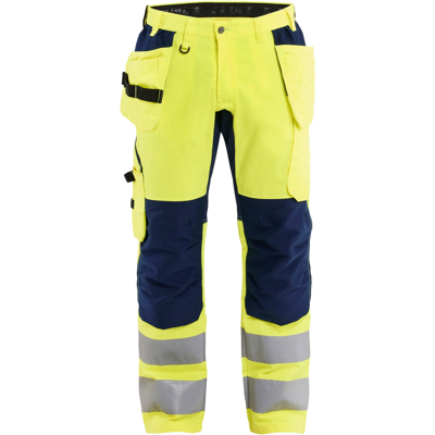 Blåkläder 15521811 Klasse 2 Håndverksbukse HV Gul/Marineblå D132 Blåkläder 15521811 Klasse 2 Håndverksbukse HV Gul/Marineblå D132