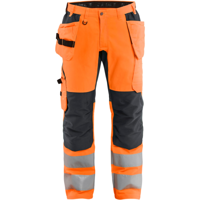 Blåkläder 15521811 Klasse 2 Håndverksbukse Hivis Oransje/Grå C46 Blåkläder 15521811 Klasse 2 Håndverksbukse Hivis Oransje/Grå C46