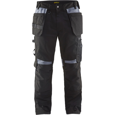 Blåkläder 15551860 Funksjonell Håndverksbukse Svart/grå C54 Blåkläder 15551860 Funksjonell Håndverksbukse Svart/grå C54