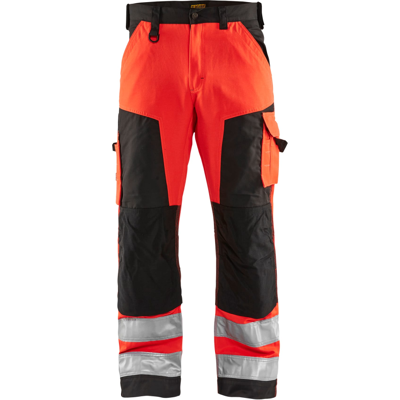 Blåkläder 15661811 Klasse 2 Arbeidsbukse Hivis Rød/Sort C54 Blåkläder 15661811 Klasse 2 Arbeidsbukse Hivis Rød/Sort C54