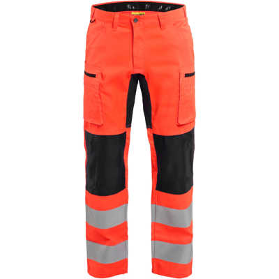 Blåkläder 15851811 Klasse 2 Arbeidsbukse Hivis Rød/Sort C50 Blåkläder 15851811 Klasse 2 Arbeidsbukse Hivis Rød/Sort C50