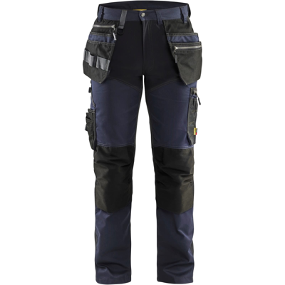 Blåkläder 15991860 4-Veisstretch Håndverksbukse Mørk marine/svart C52 Blåkläder 15991860 4-Veisstretch Håndverksbukse Mørk marine/svart C52