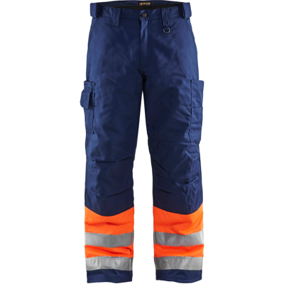 Blåkläder 18621811 Klasse 1 Vinterbukse Hivis Oransje/Marineblå D104 Blåkläder 18621811 Klasse 1 Vinterbukse Hivis Oransje/Marineblå D104