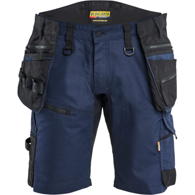 Blåkläder 19721149 4-Veisstretch Håndverksshorts Mørk marine/svart C58 Blåkläder 19721149 4-Veisstretch Håndverksshorts Mørk marine/svart C58