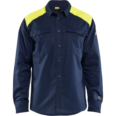 Blåkläder 32381517 Multinorm Skjorte Marineblå/Hi-Vis Gul XXL Blåkläder 32381517 Multinorm Skjorte Marineblå/Hi-Vis Gul XXL