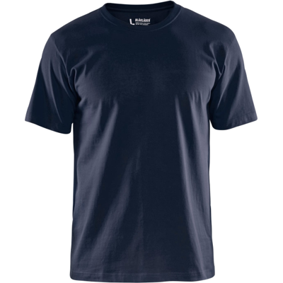 Blåkläder 33001030 Ribbestrikket Hals T-Skjorte Mørk marineblå 4XL Blåkläder 33001030 Ribbestrikket Hals T-Skjorte Mørk marineblå 4XL