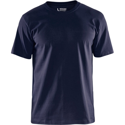 Blåkläder 33001030 Ribbestrikket Hals T-Skjorte Marineblå 4XL Blåkläder 33001030 Ribbestrikket Hals T-Skjorte Marineblå 4XL