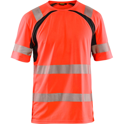 Blåkläder 33971013 Klasse 2 T-Skjorte Hivis Rød/Sort 4XL Blåkläder 33971013 Klasse 2 T-Skjorte Hivis Rød/Sort 4XL
