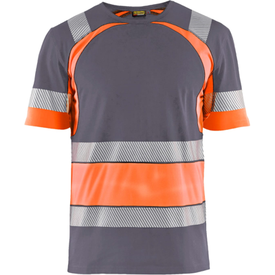 Blåkläder 34211030 Klasse 1 T-Skjorte Mellomgrå/Hi-Vis oransje L Blåkläder 34211030 Klasse 1 T-Skjorte Mellomgrå/Hi-Vis oransje L