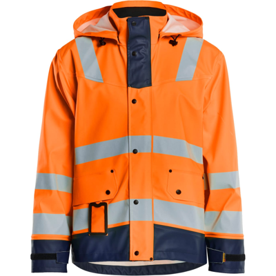 Blåkläder 43022003 Klasse 3 Jakke Hivis Oransje/Marineblå 3XL Blåkläder 43022003 Klasse 3 Jakke Hivis Oransje/Marineblå 3XL