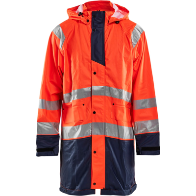 Blåkläder 43242000 Klasse 3 Jakke Hivis Oransje/Marineblå 4XL Blåkläder 43242000 Klasse 3 Jakke Hivis Oransje/Marineblå 4XL