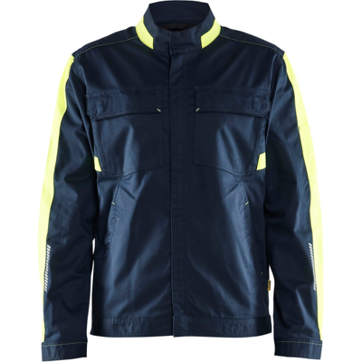 Blåkläder 44441832 Stretch Jakke Mørk marineblå/hivisgul XXL Blåkläder 44441832 Stretch Jakke Mørk marineblå/hivisgul XXL