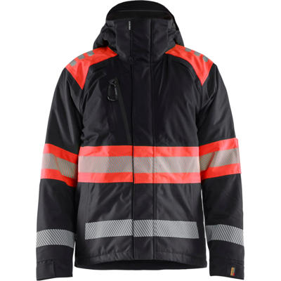 Blåkläder 44801977 Klasse 1 Vinterjakke Svart/Hivis Rød 4XL Blåkläder 44801977 Klasse 1 Vinterjakke Svart/Hivis Rød 4XL