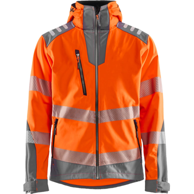 Blåkläder 44912513 Hi-Vis Softshelljakke Hivis Oransje/Grå M Blåkläder 44912513 Hi-Vis Softshelljakke Hivis Oransje/Grå M