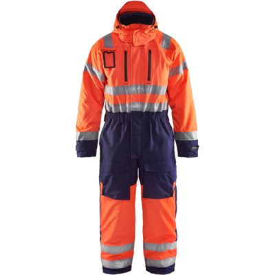 Blåkläder 67631977 Klasse 3 Vinterkjeledress Hivis Oransje/Marineblå D100 Blåkläder 67631977 Klasse 3 Vinterkjeledress Hivis Oransje/Marineblå D100