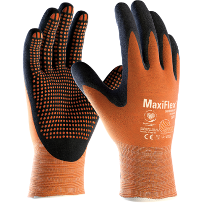 ATG Maxiflex Endurance - Monteringshansker, 12 Par oransje 10 ATG Maxiflex Endurance - Monteringshansker, 12 Par oransje 10