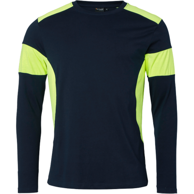 Top Swede 212 - Hi-Vis - T-Skjorte Marine/Fluorescerende Gul XL Top Swede 212 - Hi-Vis - T-Skjorte Marine/Fluorescerende Gul XL