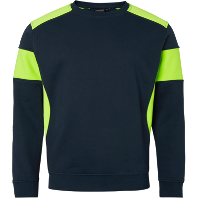 Top Swede 221 - Hi-Vis - Genser Marine/Fluorescerende Gul 5XL Top Swede 221 - Hi-Vis - Genser Marine/Fluorescerende Gul 5XL