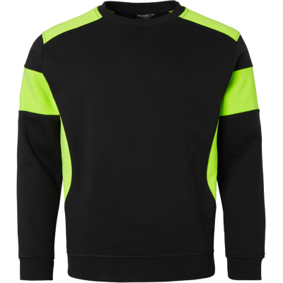 Top Swede 221 - Hi-Vis - Genser Svart/Fluorescerende Gul 3XL Top Swede 221 - Hi-Vis - Genser Svart/Fluorescerende Gul 3XL