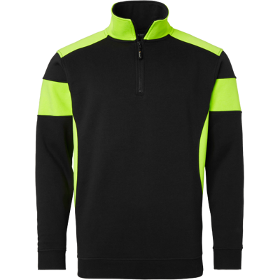 Top Swede 222 - Hi-Vis - Genser Svart/Fluorescerende Gul XL Top Swede 222 - Hi-Vis - Genser Svart/Fluorescerende Gul XL