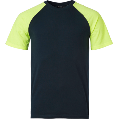 Top Swede 225 - Hi-Vis - T-Skjorte Marine/Fluorescerende Gul S Top Swede 225 - Hi-Vis - T-Skjorte Marine/Fluorescerende Gul S
