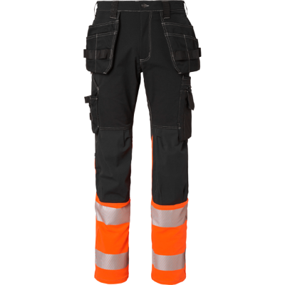 Top Swede 312 - Klasse 1 - Arbeidsbukse Svart/Fluorescerende Oransje D100 Top Swede 312 - Klasse 1 - Arbeidsbukse Svart/Fluorescerende Oransje D100