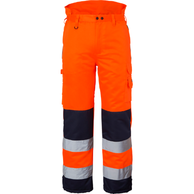 Top Swede 4026 - Klasse 2 - Vinterbukse Fluorescerende oransje/marine L Top Swede 4026 - Klasse 2 - Vinterbukse Fluorescerende oransje/marine L
