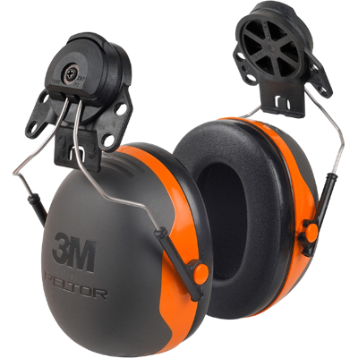 3M Peltor X2p3e Hjelmmontert Øreklokker Svart/oransje 3M Peltor X2p3e Hjelmmontert Øreklokker Svart/oransje