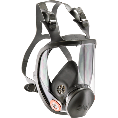 3M 6000 Gjenbrukbar Helmaske Svart L 3M 6000 Gjenbrukbar Helmaske Svart L