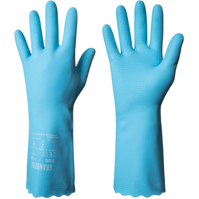 Granberg 0300 Vinyl/pvc Kjemikaliehanske, 12 Par Blå 8 Granberg 0300 Vinyl/pvc Kjemikaliehanske, 12 Par Blå 8